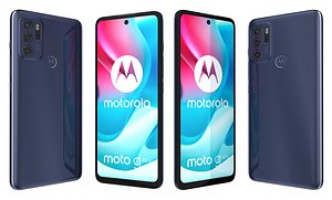 3D Motorola Moto G60s Blue model
