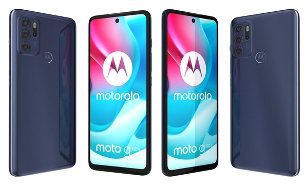 3D Motorola Moto G60s Blue model