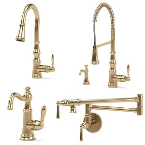 3D MOEN kitchen faucets collection