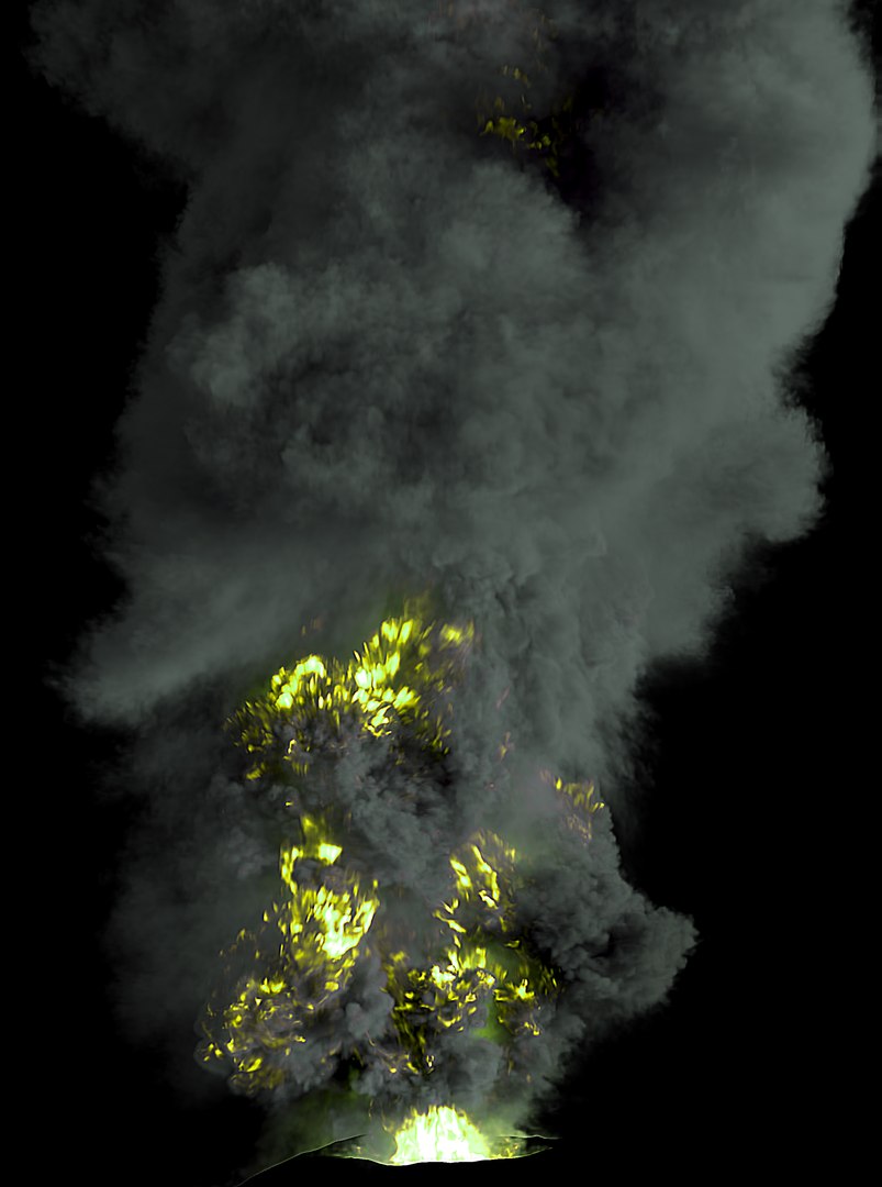 Volcano Explosions 3d Max