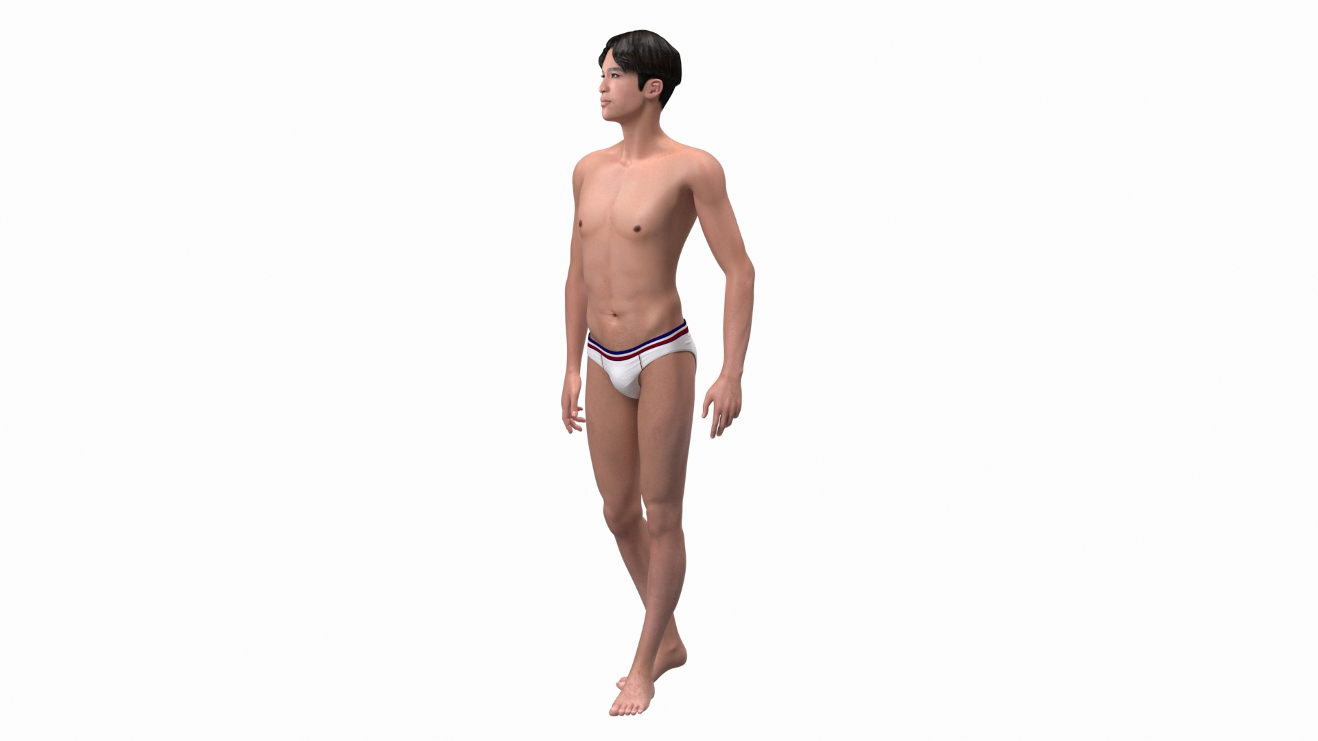 3D Chinese Man Underwear - TurboSquid 1865752
