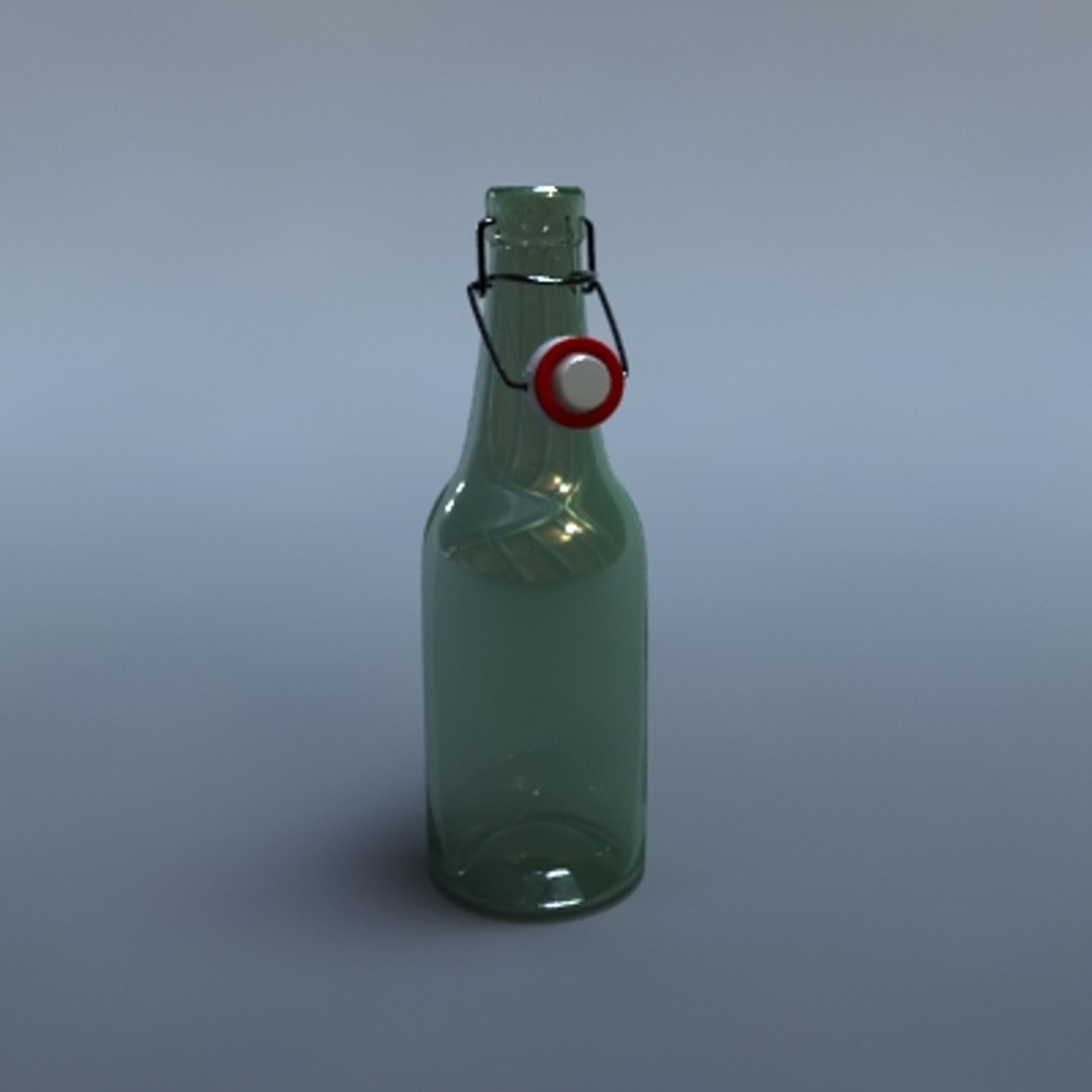 3d bottle model