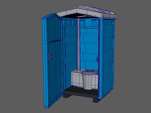 public toilet 3D model