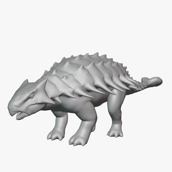 Ankylosaurus Rigged Basemesh Low Poly Modelo 3D - TurboSquid 2107972