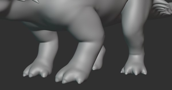 modelo 3d Ankylosaurus Rigged Basemesh Low Poly - TurboSquid 2107972