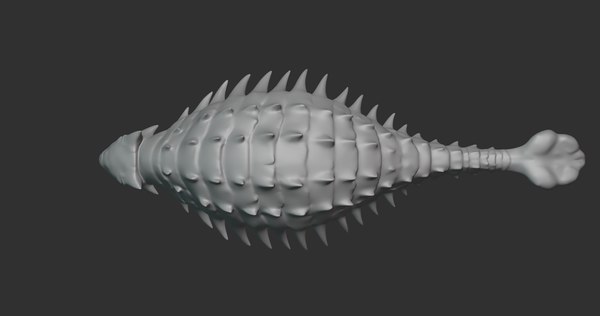 modelo 3d Ankylosaurus Rigged Basemesh Low Poly - TurboSquid 2107972