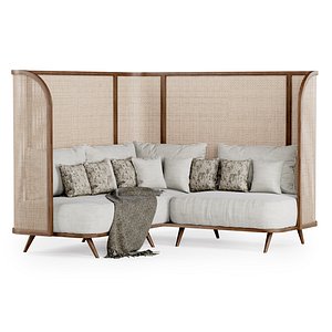 3D sofa garden corner model