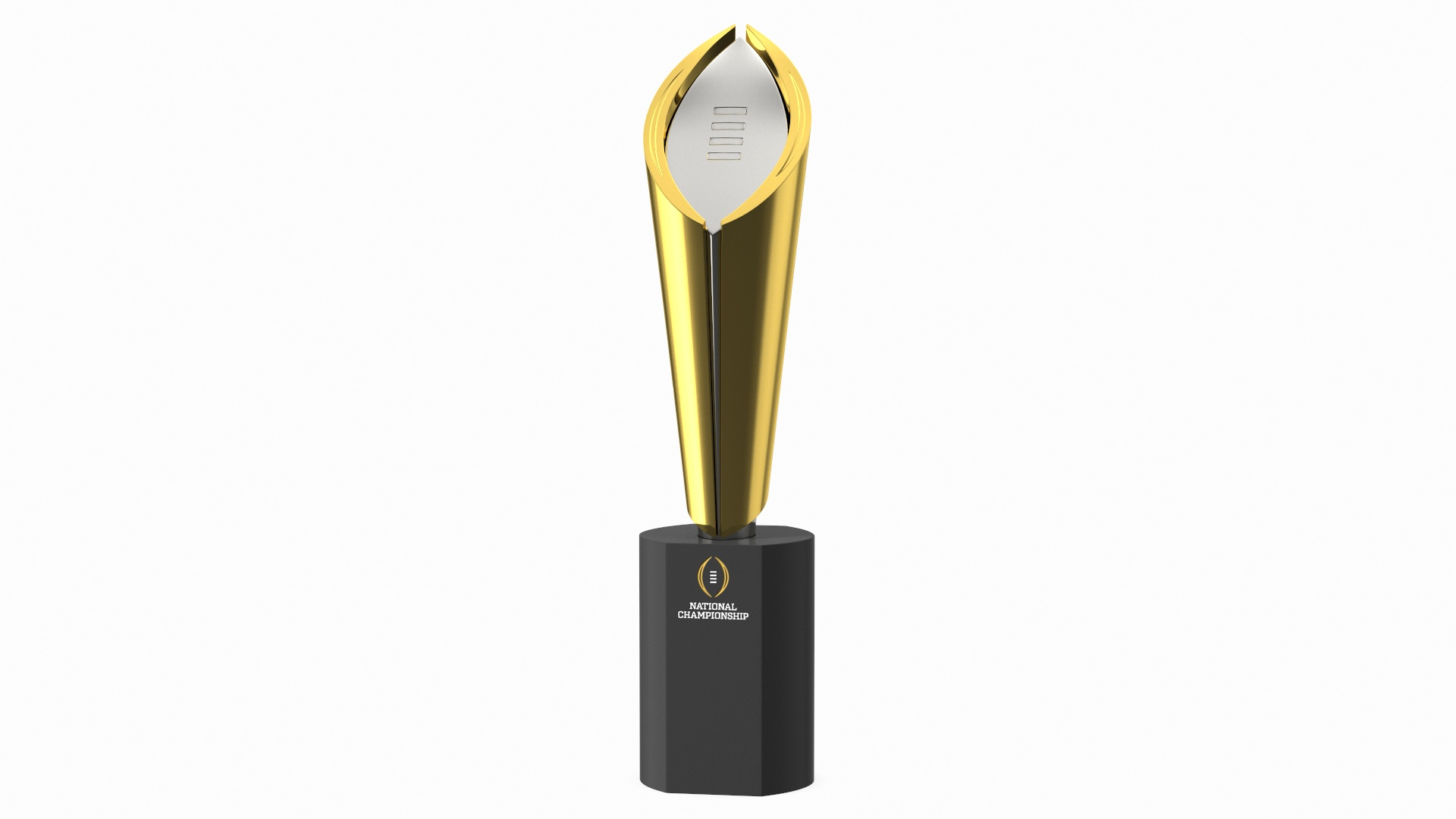 3D College Football National Championship Playoff Trophy model