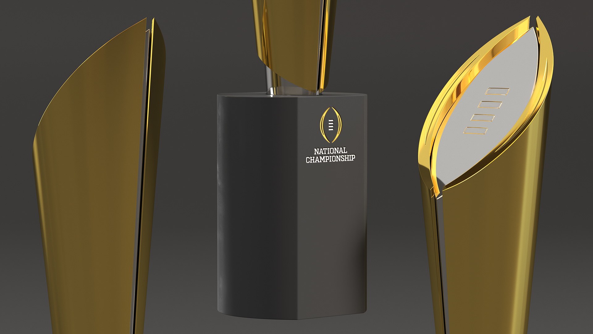 3D College Football National Championship Playoff Trophy Model ...