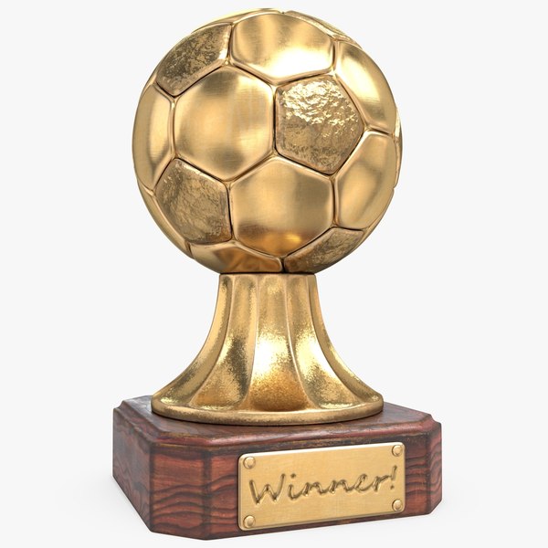 Gold Soccer Award Trophy model