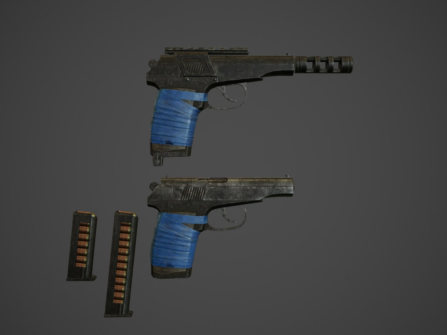 makarov pistols 3D model https://p.turbosquid.com/ts-thumb/kh/SayA77/iWvBhCJm/screenshot011/jpg/1549021681/1920x1080/fit_q87/5db77806db647d65e32412bdfeb35d6305b64e91/screenshot011.jpg