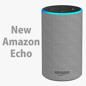 New Amazon Echo 2018 Heather Gray Fabric