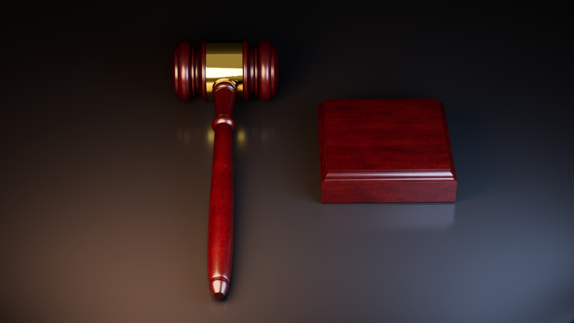 3D Model Gavel And Block - TurboSquid 2416894