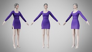 Dress 54 Kingfisher Daisy
