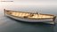 Old Modern Whitehall Row Boat 3D model