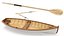 Old Modern Whitehall Row Boat 3D model