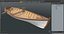 Old Modern Whitehall Row Boat 3D model