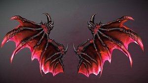 Futuristic Dragon Wing 3D
