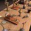 colección de instrumentos físicos