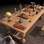 colección de instrumentos físicos