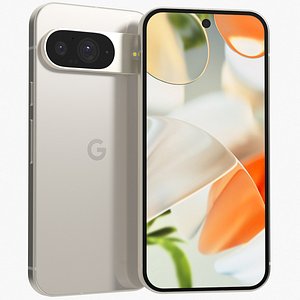Google Pixel 9 Porcelain 3D