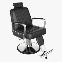 Barber Chair for Barbershop Salon Leather