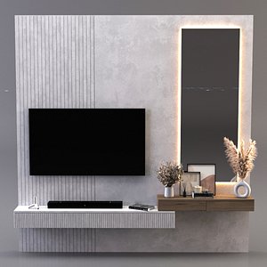 3D Tv wall tv shelves