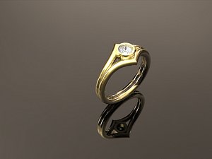 ring bezel size 6 3D model
