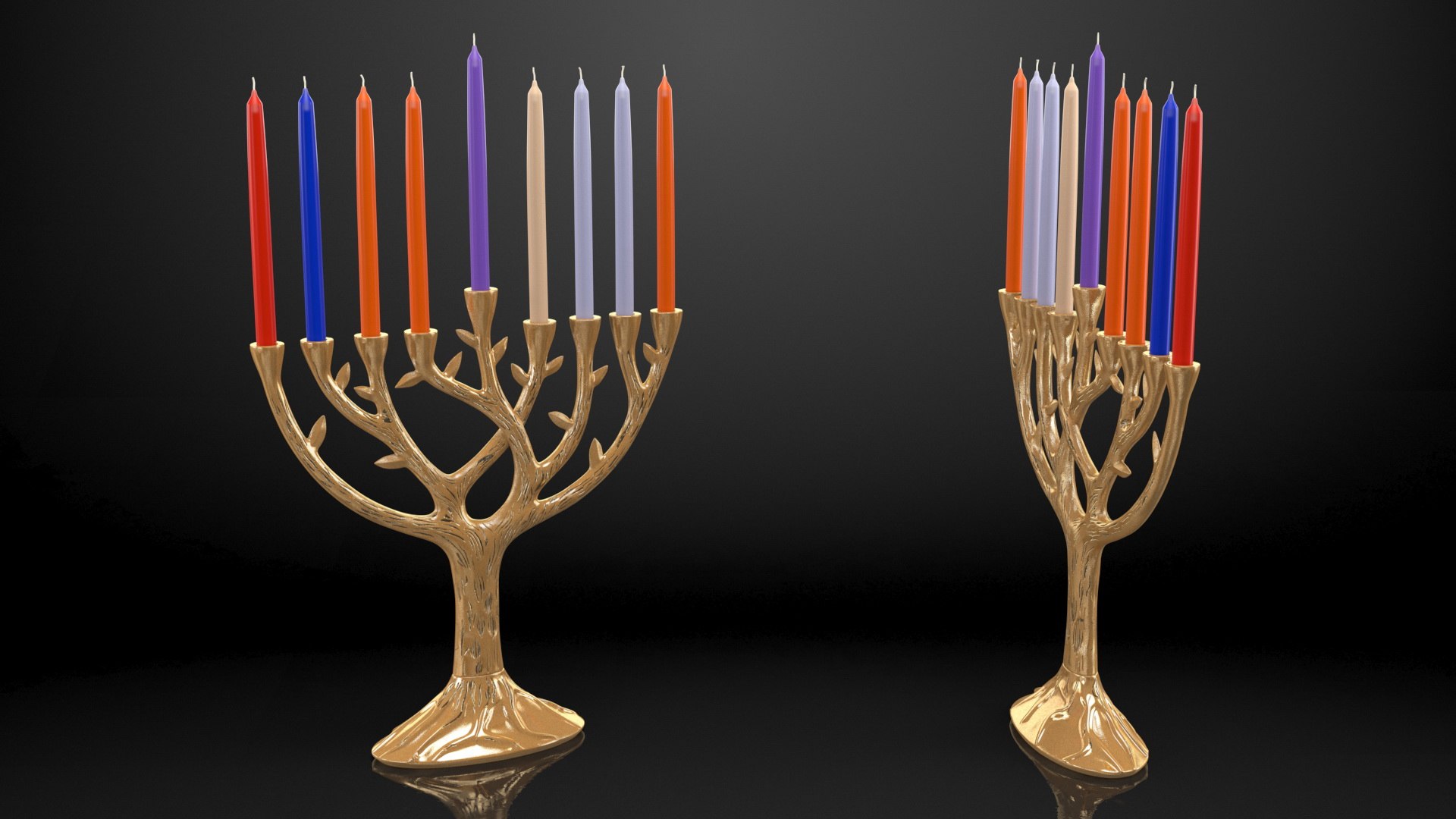Hanukkah Menorah Gold Candelabrum with Candles 3D https://p.turbosquid.com/ts-thumb/kh/mlxwRs/Uc/hanukkahmenorahgoldcandelabrumwithcandlesmb3dmodel007/jpg/1642003329/1920x1080/fit_q87/f48e81fe4f649a60c3cb5d0b9c55562deac26054/hanukkahmenorahgoldcandelabrumwithcandlesmb3dmodel007.jpg