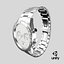 Chronometer Wrist Watch Steel Bracelet White Dial