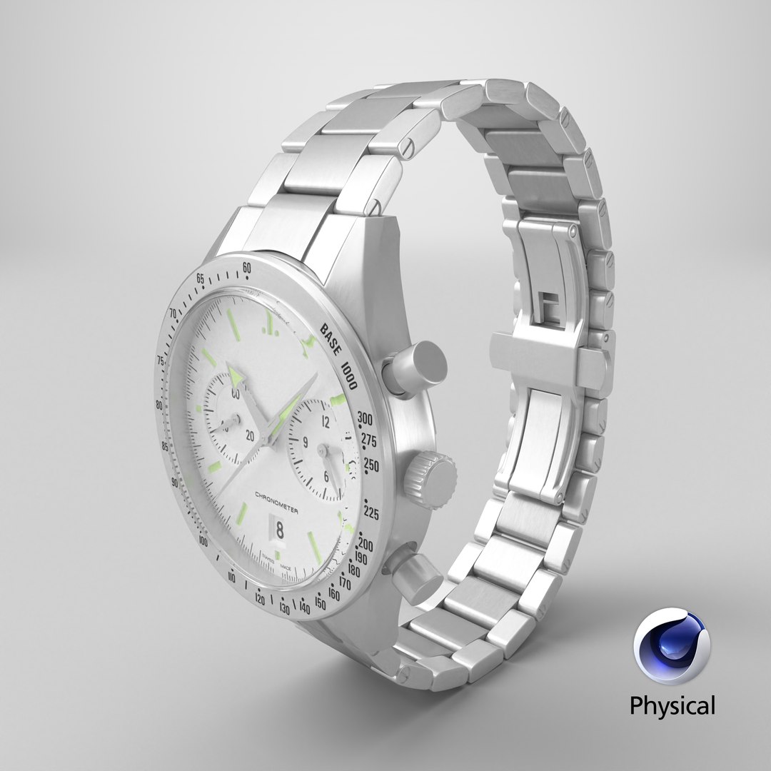 Chronometer Watch Steel Bracelet White Dial 3D model https://p.turbosquid.com/ts-thumb/kh/oplReg/J1/stemcell_cinema_4d_physical_render/png/1723153385/1920x1080/fit_q87/21b25cc32dadeb7af3c7a6f0e81bb6d2f11a31d6/stemcell_cinema_4d_physical_render.jpg