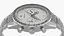 Chronometer Wrist Watch Steel Bracelet White Dial