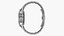Chronometer Wrist Watch Steel Bracelet White Dial
