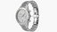 Chronometer Wrist Watch Steel Bracelet White Dial