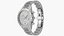 Chronometer Wrist Watch Steel Bracelet White Dial