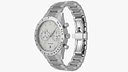 Chronometer Wrist Watch Steel Bracelet White Dial