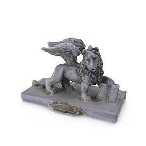 Lion of Venice - Low and High Poly Versions