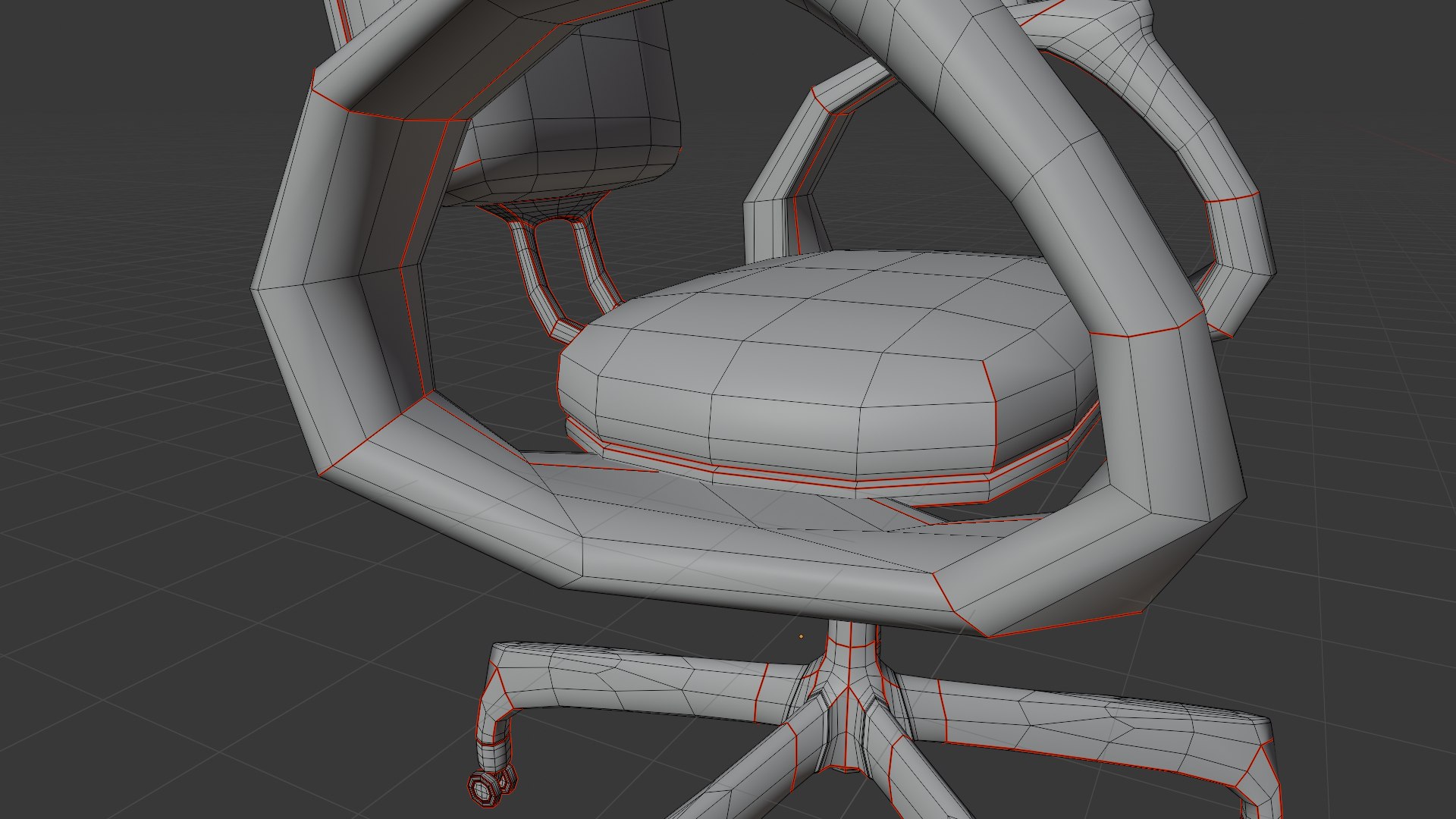 3D Gaming Chair Low Poly Model - TurboSquid 2501711