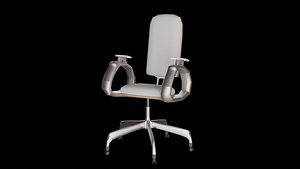 3D Gaming Chair Low Poly model