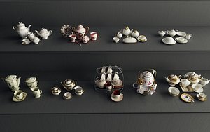 Porcelain Tea Sets Collection Pack