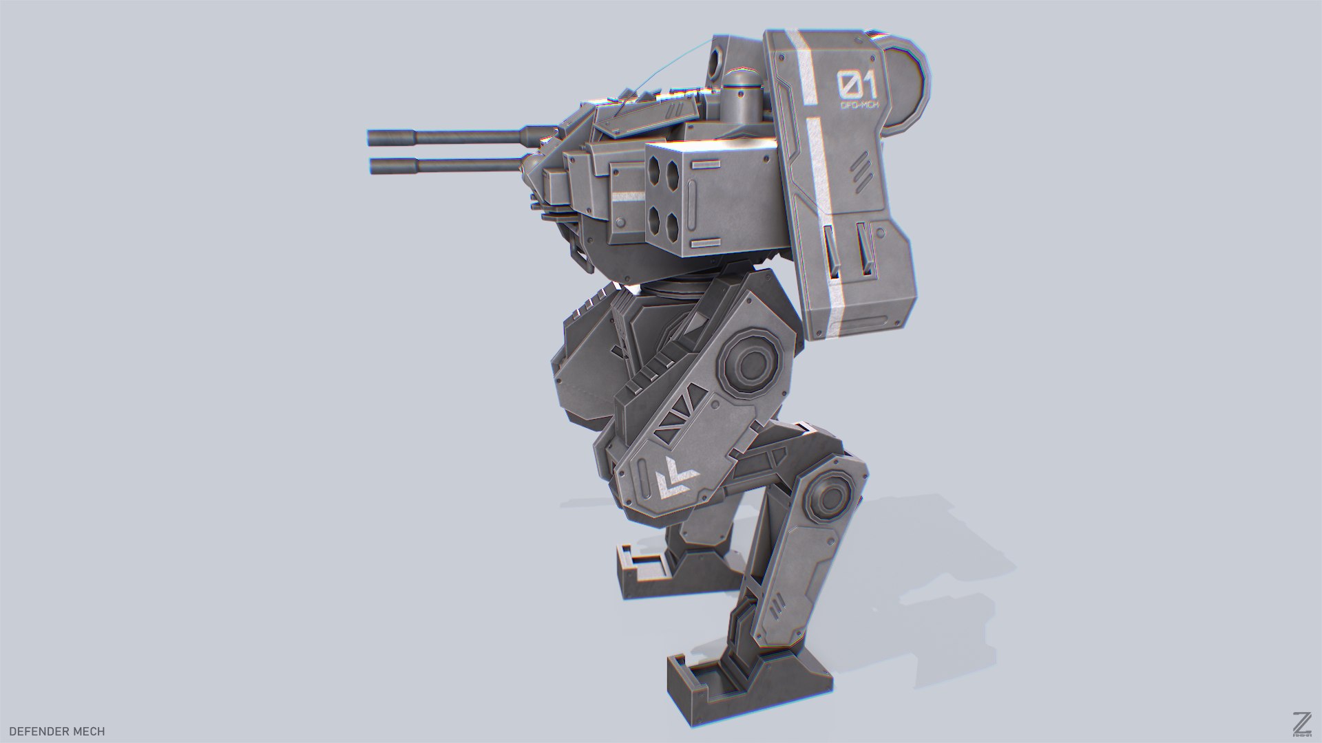 Defender mech 3D model https://p.turbosquid.com/ts-thumb/ki/6NRhjr/Ew/defender_mech_cam02/png/1742967165/1920x1080/fit_q87/d8c4bc0e279eff87972ffc21f46f3b47a961240f/defender_mech_cam02.jpg