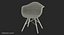 Pascal Black Plastic Modern Shell Chair