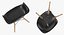 Pascal Black Plastic Modern Shell Chair