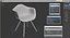 Pascal Black Plastic Modern Shell Chair