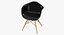 Pascal Black Plastic Modern Shell Chair