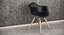 Pascal Black Plastic Modern Shell Chair