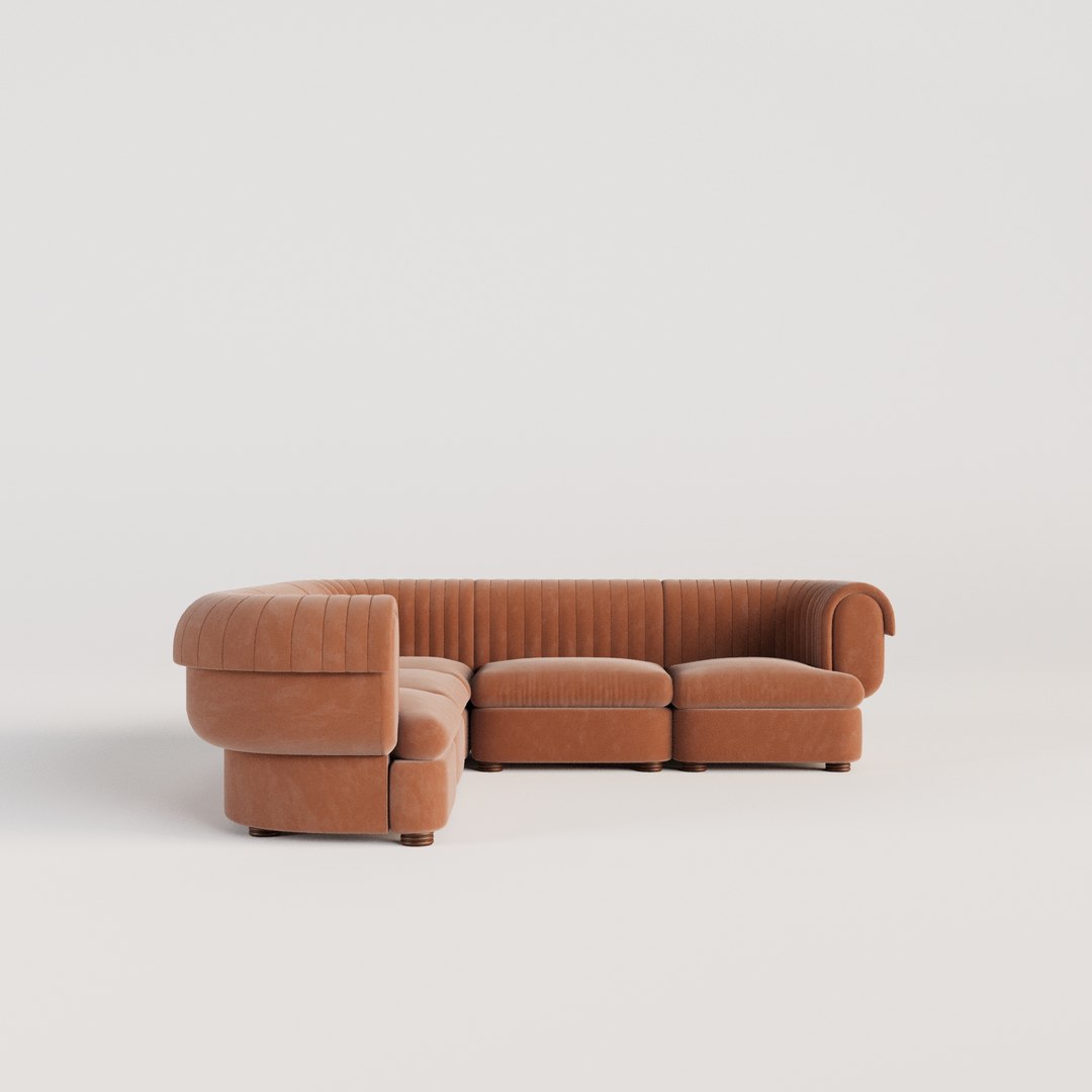 3D Rava Modular Sofa By Soho Home - TurboSquid 2333709