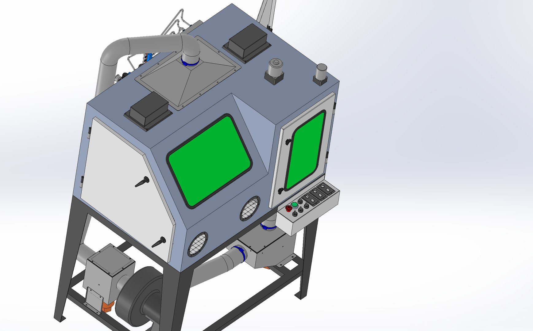 Free 3D Hand-held Sand Blaster Model - TurboSquid 2002349