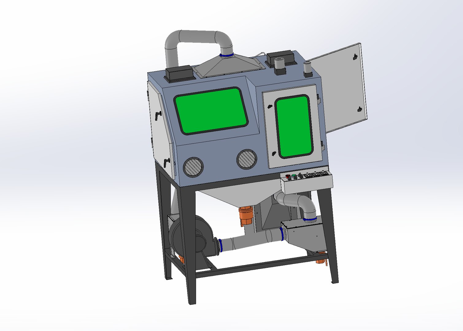 Free 3D Hand-held Sand Blaster Model - TurboSquid 2002349