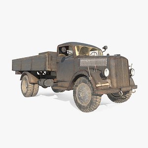 Old style vehicle truck